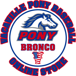 Vacaville Pony Baseball Online Store, AdSpecial T's custom embroidery and screenprinting